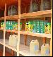 Timber or Wooden Garages - Heavy duty timber shelving - fully fitted